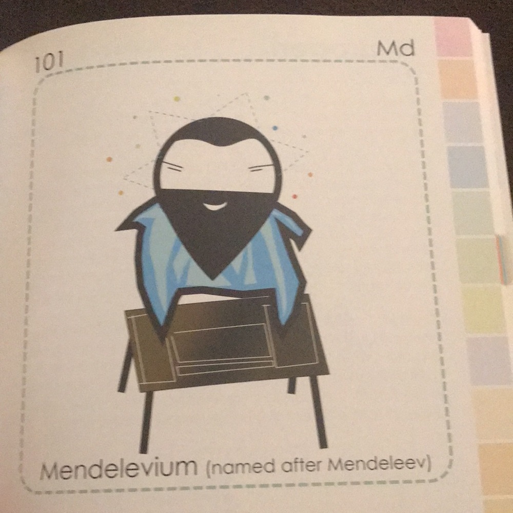 PERIODIC TABLE- Children’s book. Like NEW! Paperback book includes a poster. - Picture 9 of 9